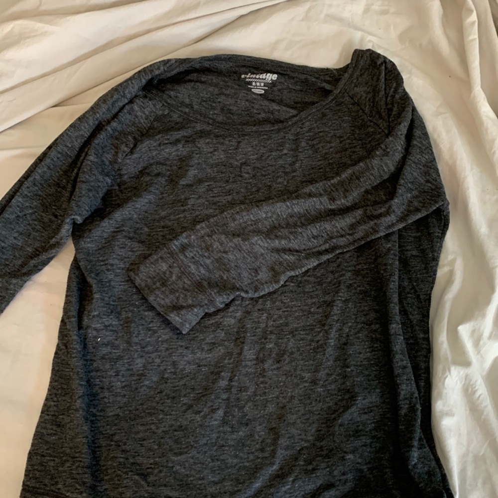 Heather dark shirt